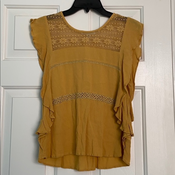 Yellow American Eagle top - Picture 1 of 4